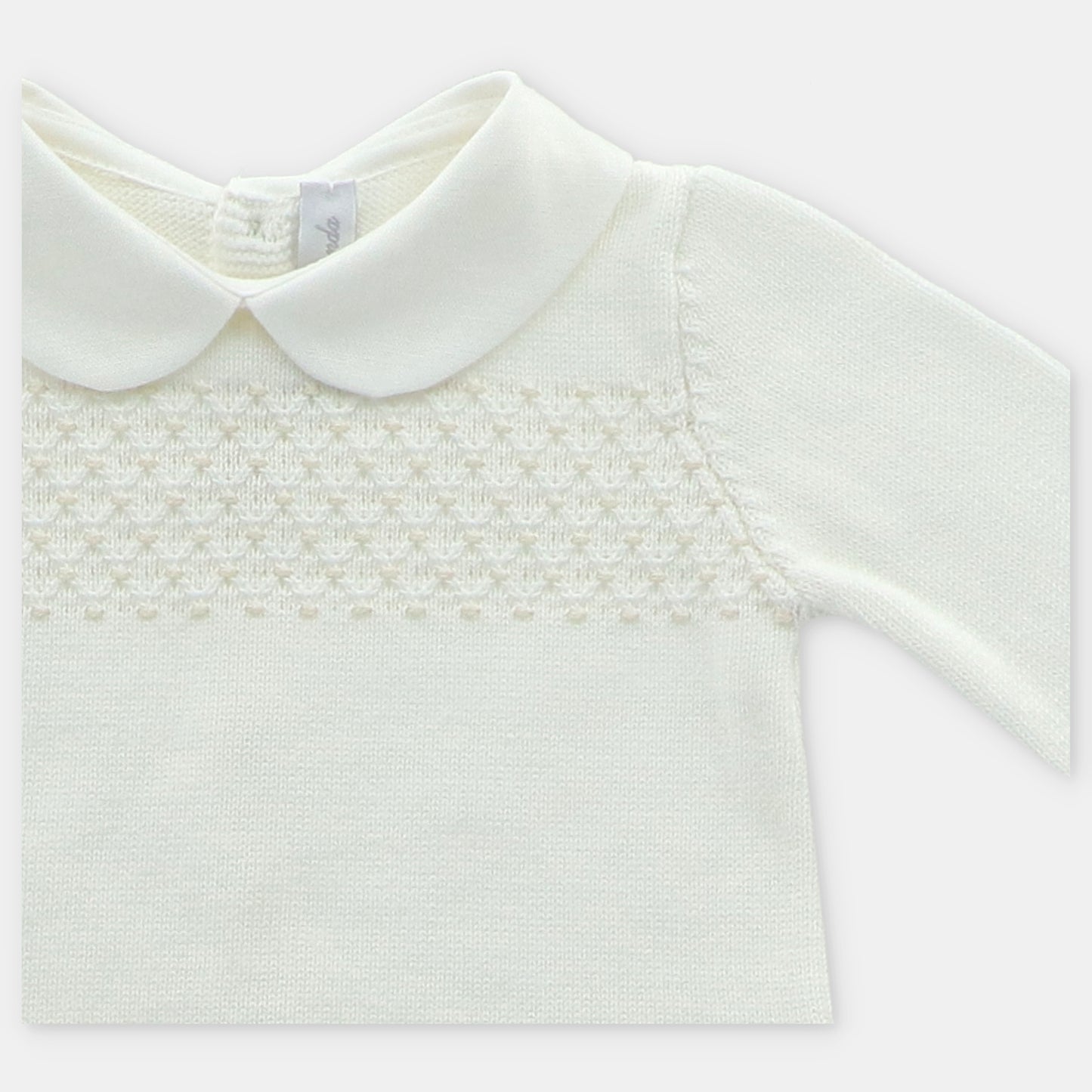 Conjunto Punto Unisex Blanco Martín Aranda