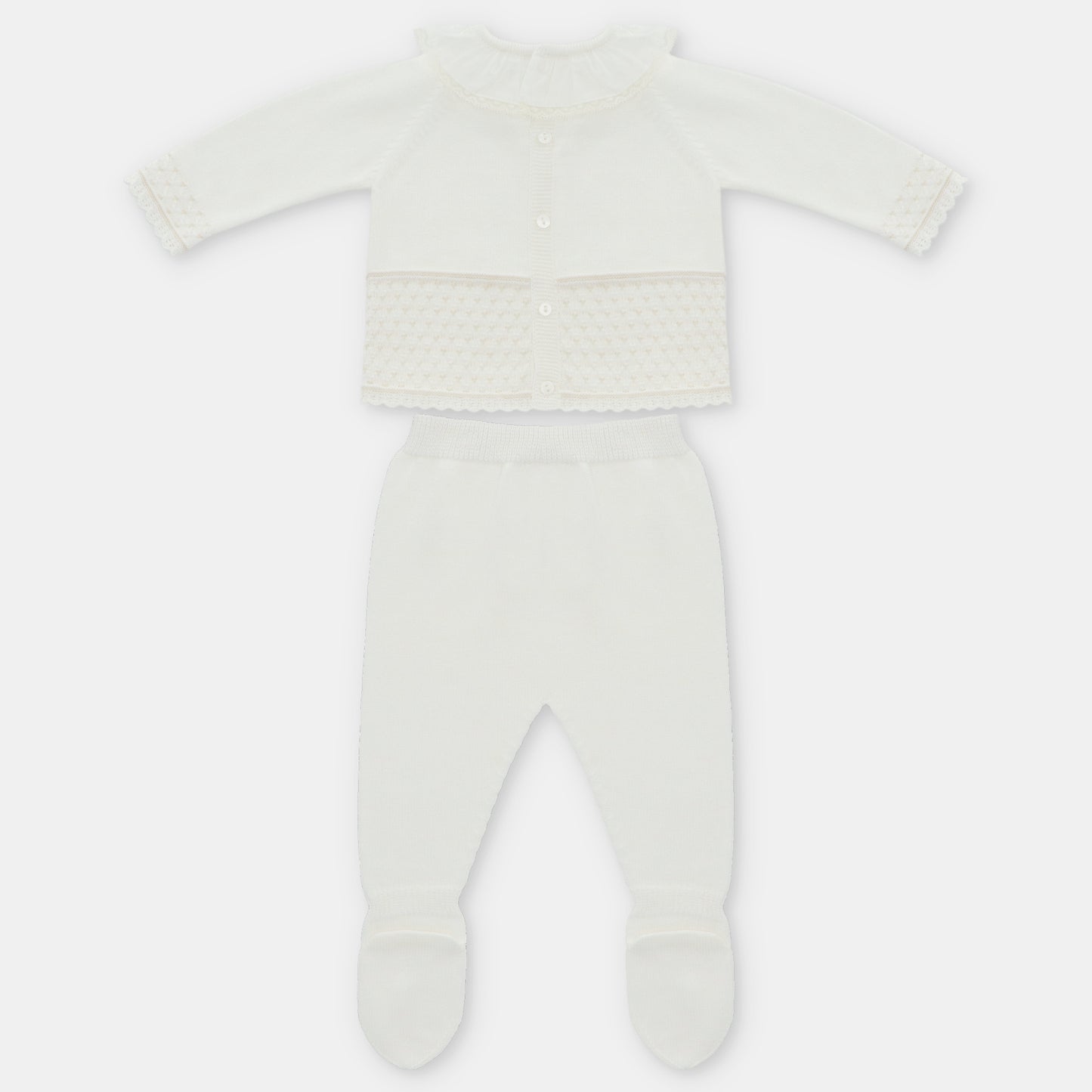 Conjunto Punto niña Albi Blanco Martín Aranda
