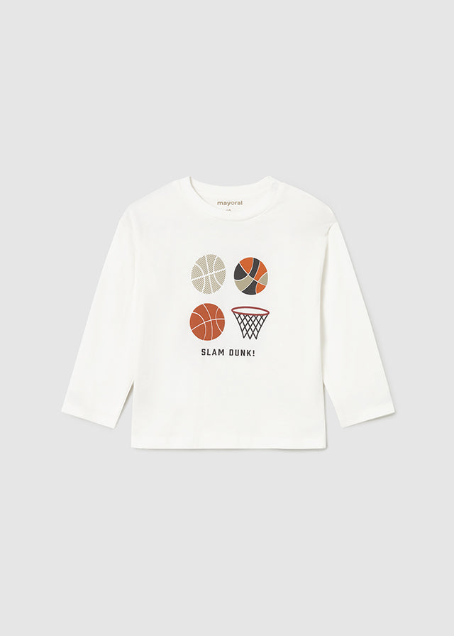 Camiseta m/l "basket" 2060