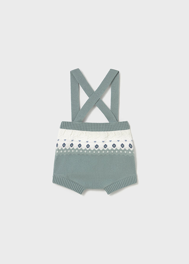 Conj. pantalon corto tricot 2255