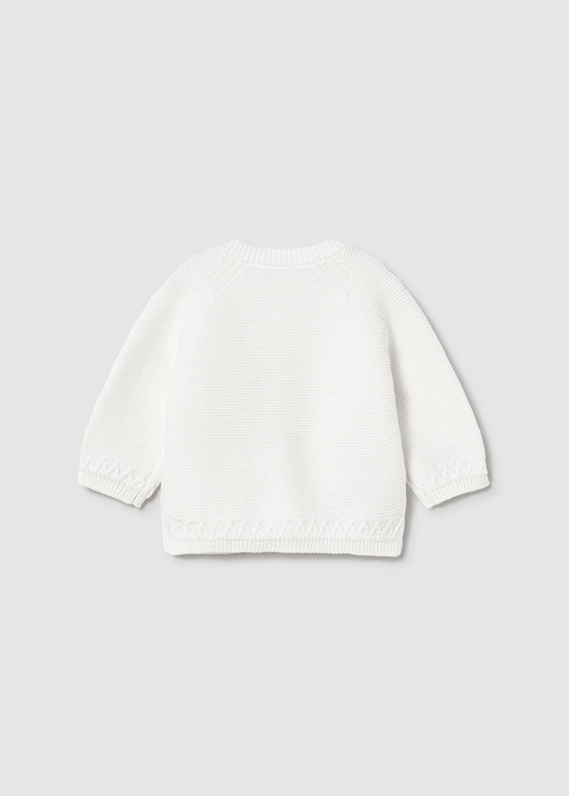 Cardigan cuello redondo tricot 2337