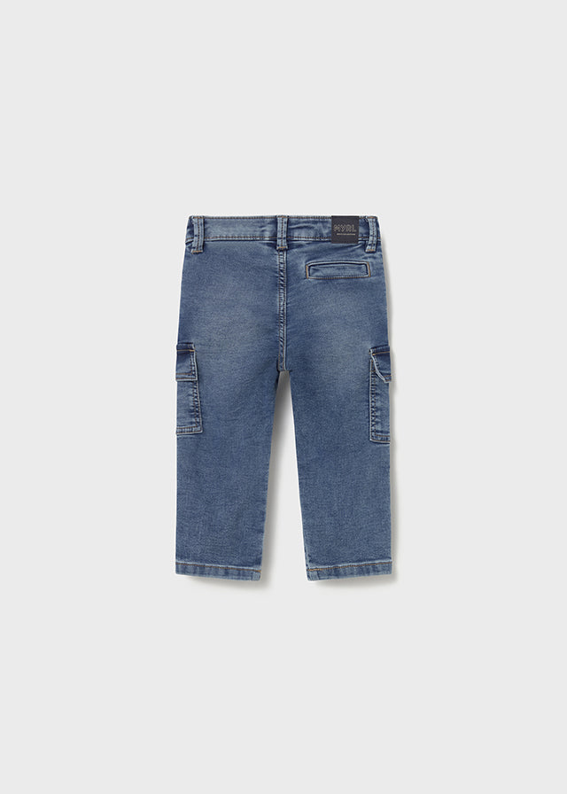 Pantalon soft denim cargo 2505