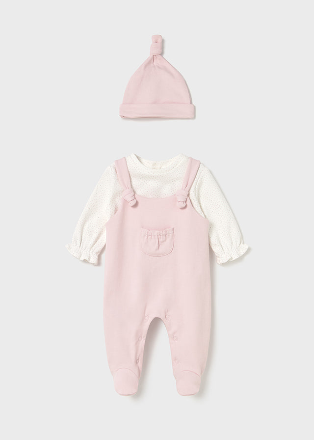 Pelele peto y gorro felpa 2602