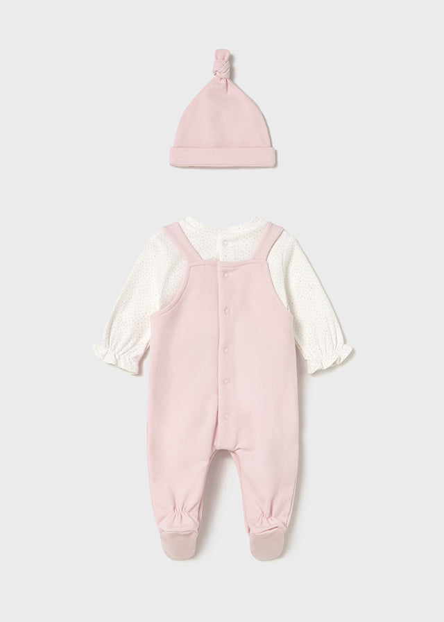 Pelele peto y gorro felpa 2602