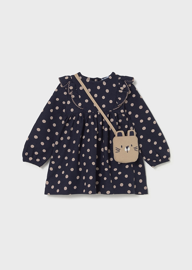 Vestido estampado con bolso 2920