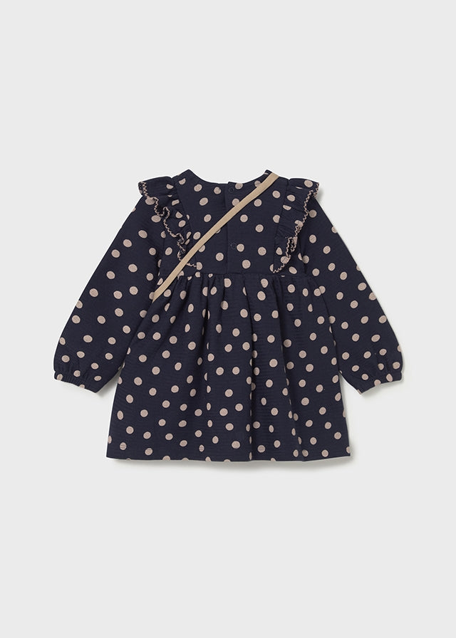 Vestido estampado con bolso 2920