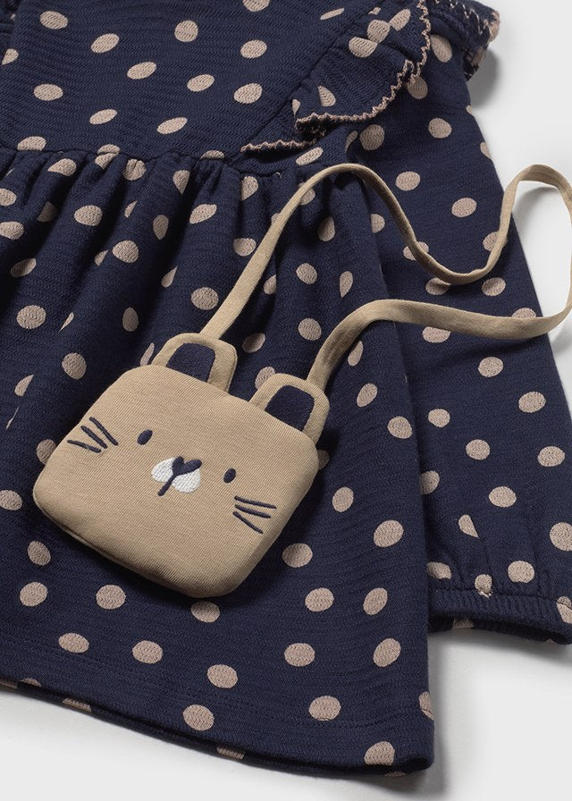 Vestido estampado con bolso 2920