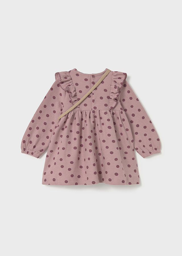Vestido estampado con bolso 2920
