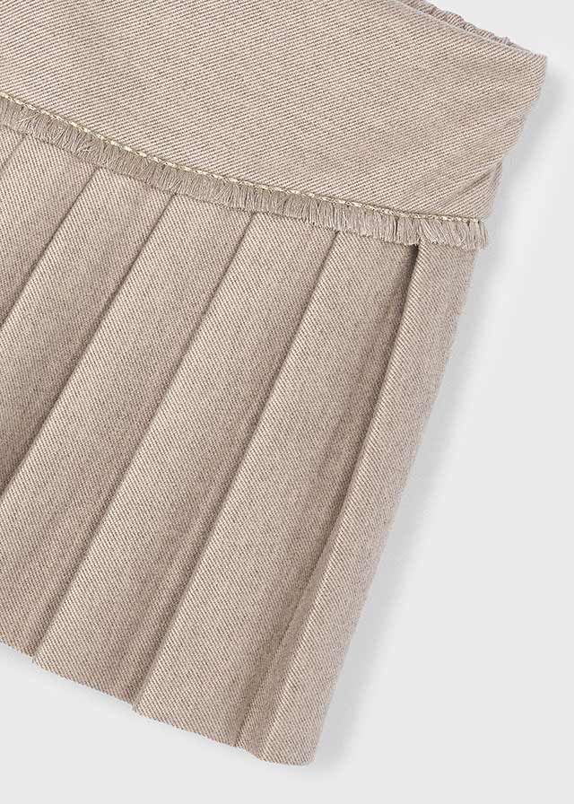 Falda pantalon punto plisada 4909
