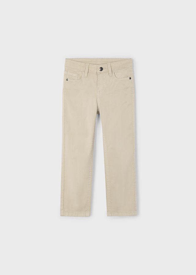 Pantalon Sarga Slim Fit Básico