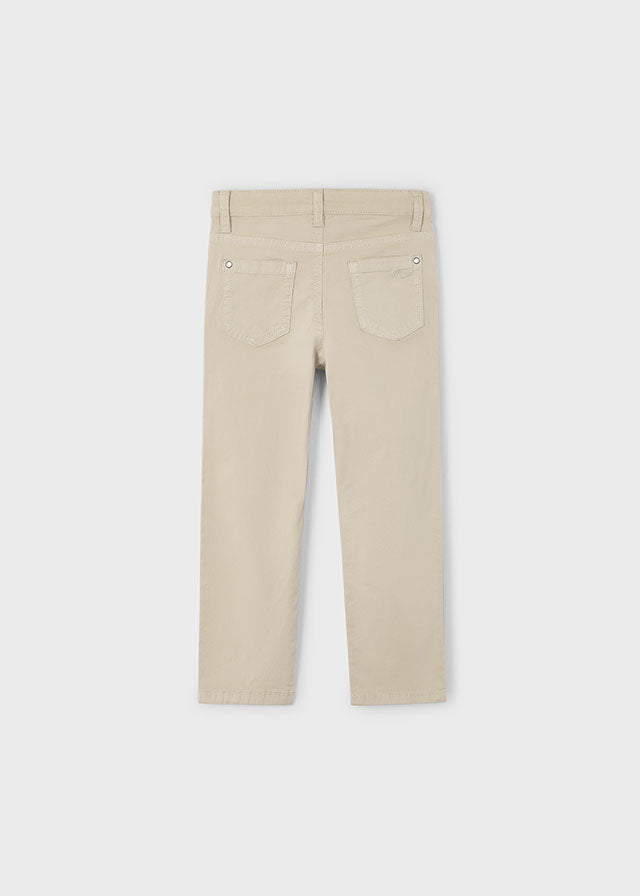 Pantalon Sarga Slim Fit Básico