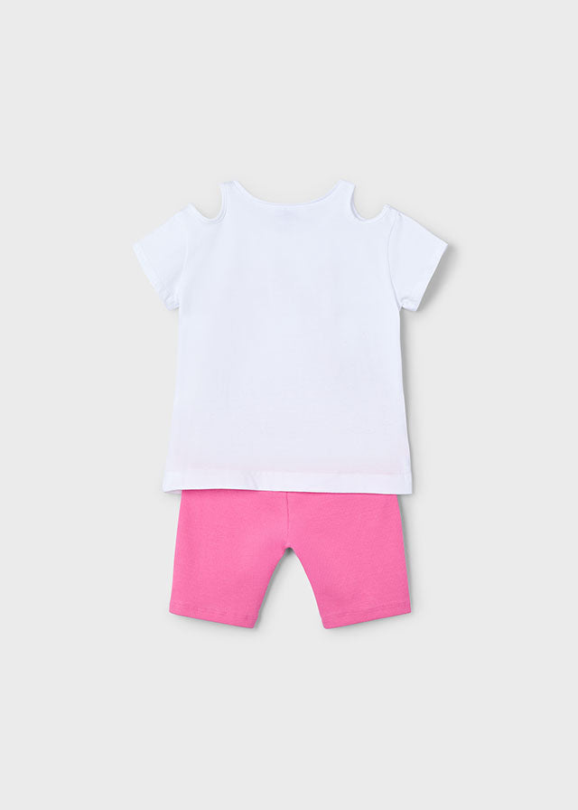 Conj. Leggings Ciclista Cutout