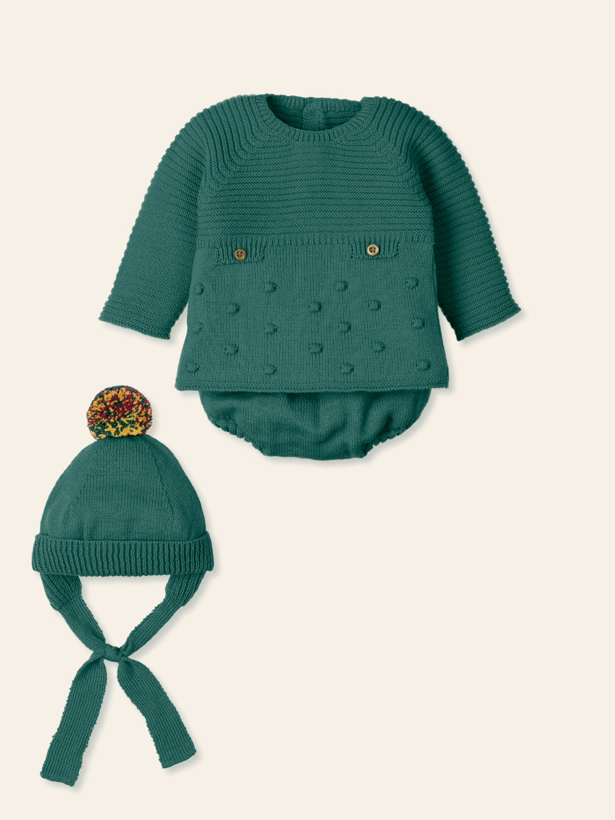 Puesta Invierno Niña con Gorrito