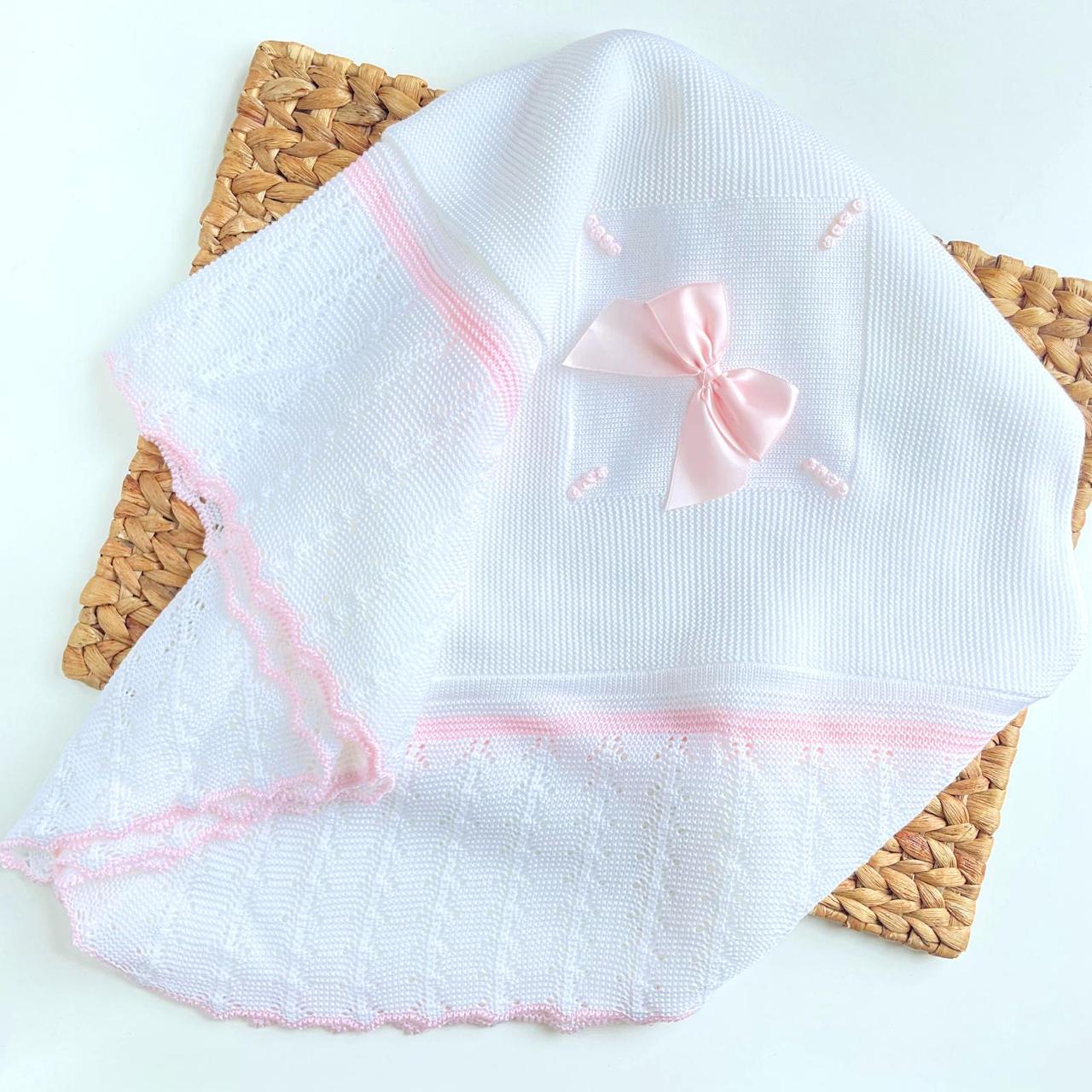 Manta Pétalo Rosa Bebé