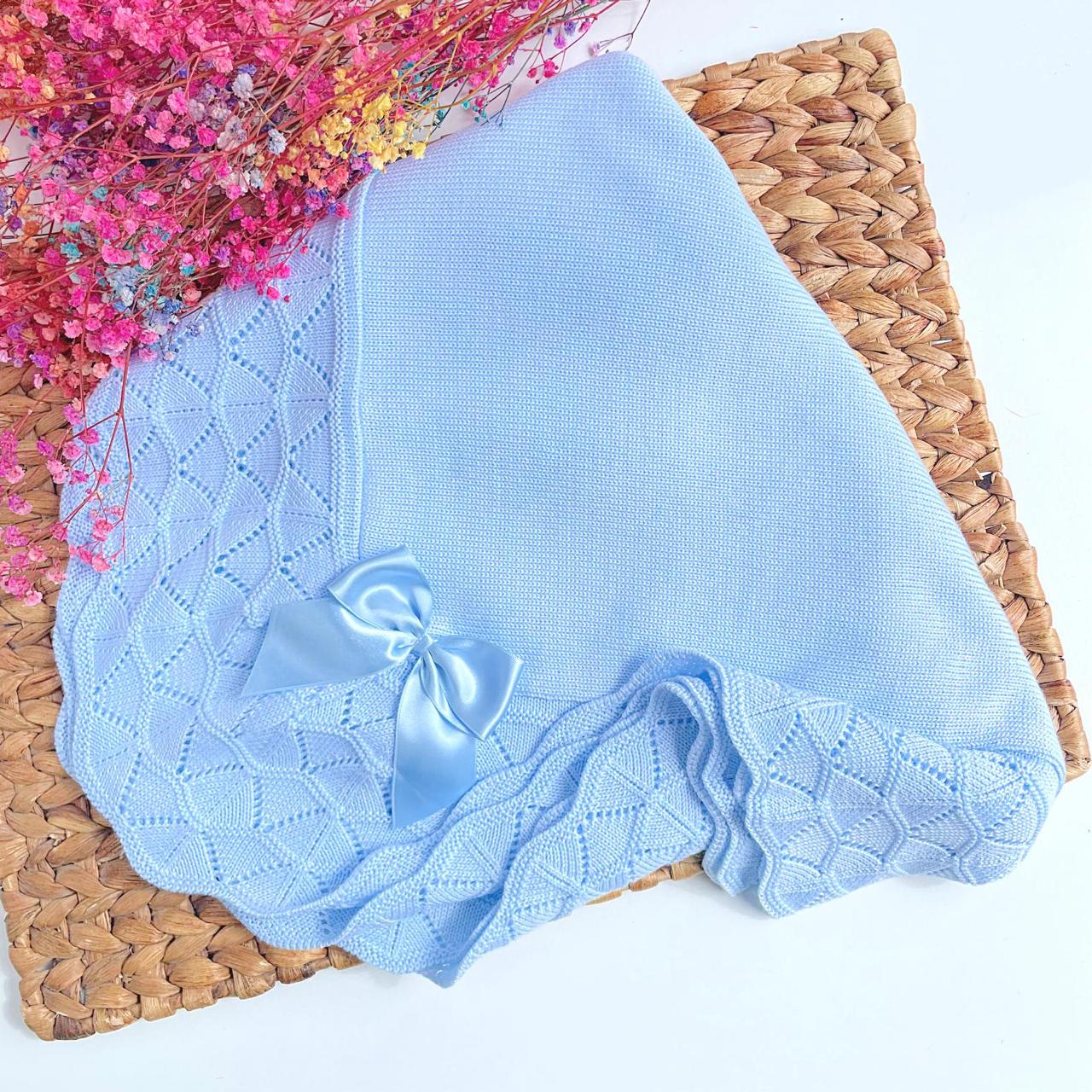 Manta Divina Azul Celeste