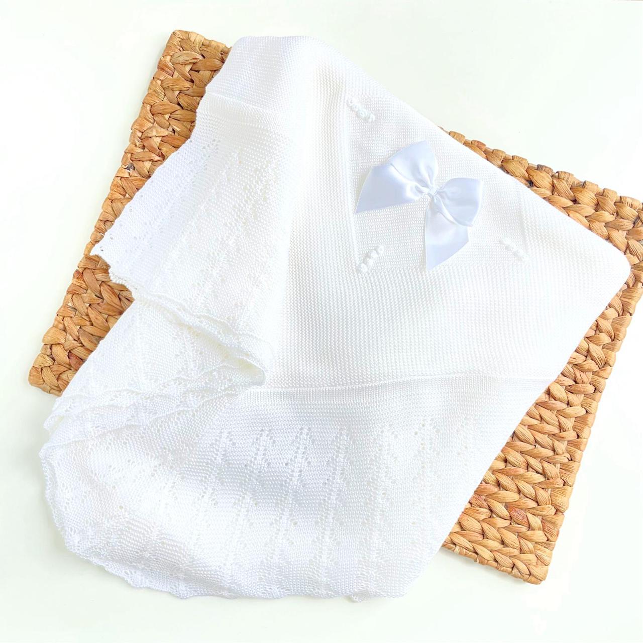 Manta Pétalo Blanca