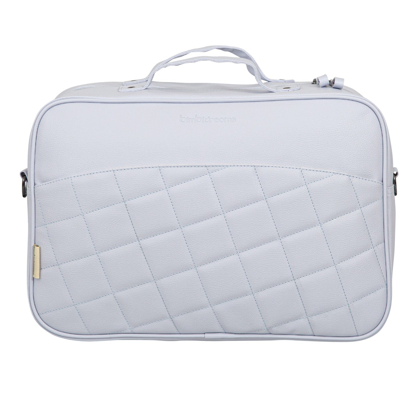 Bolso pañalera con cambiador New Quilt Azul