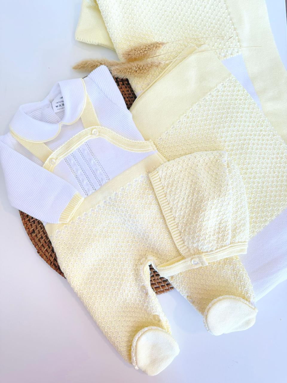 Set de Primera Puesta Pierina Amarillo