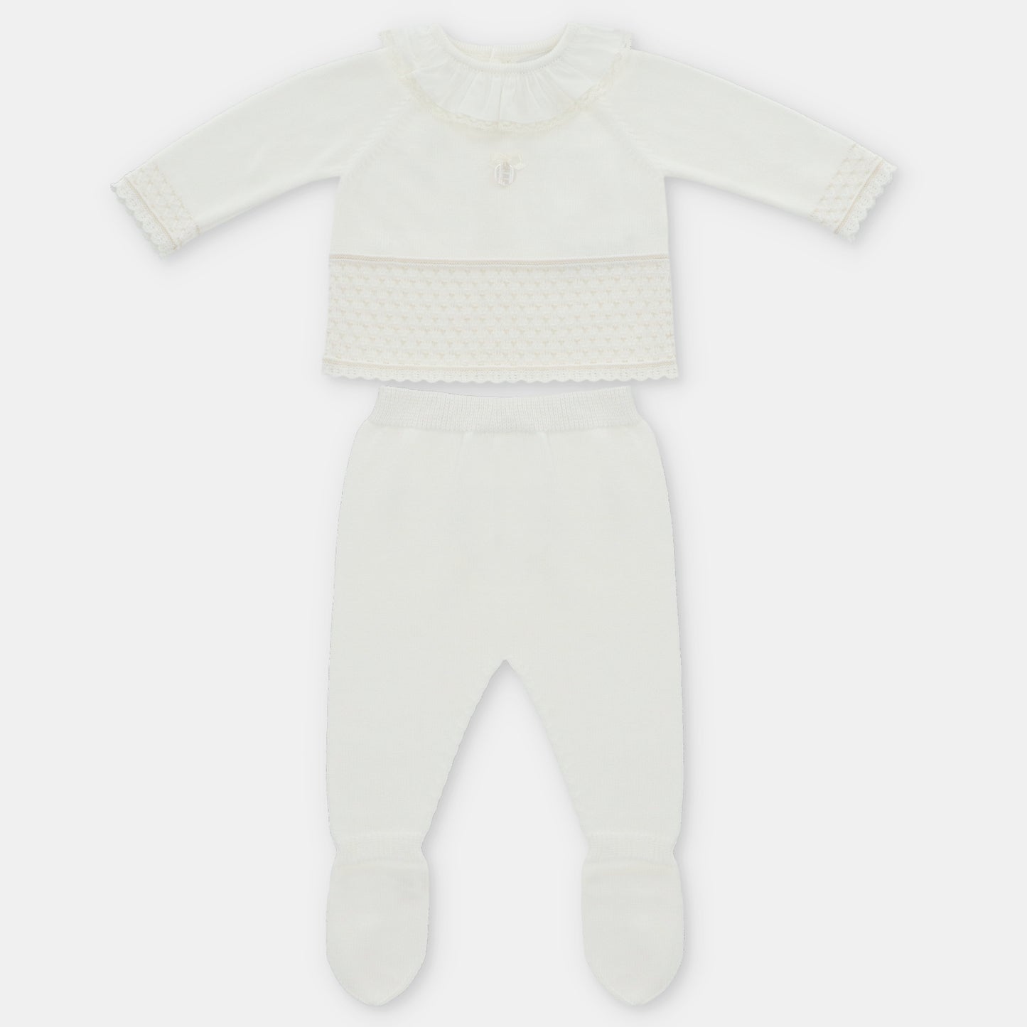 Conjunto Punto niña Albi Blanco Martín Aranda