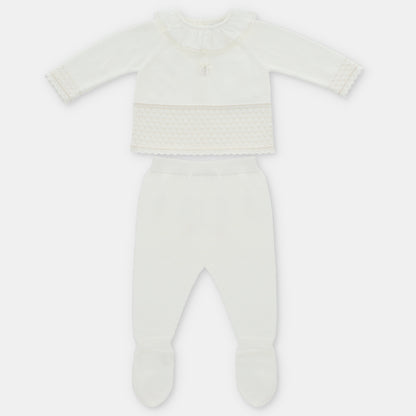Conjunto Punto niña Albi Blanco Martín Aranda