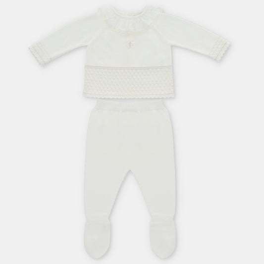Conjunto Punto niña Albi Blanco Martín Aranda