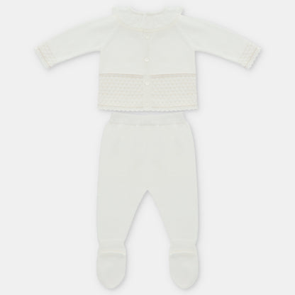 Conjunto Punto niña Albi Blanco Martín Aranda