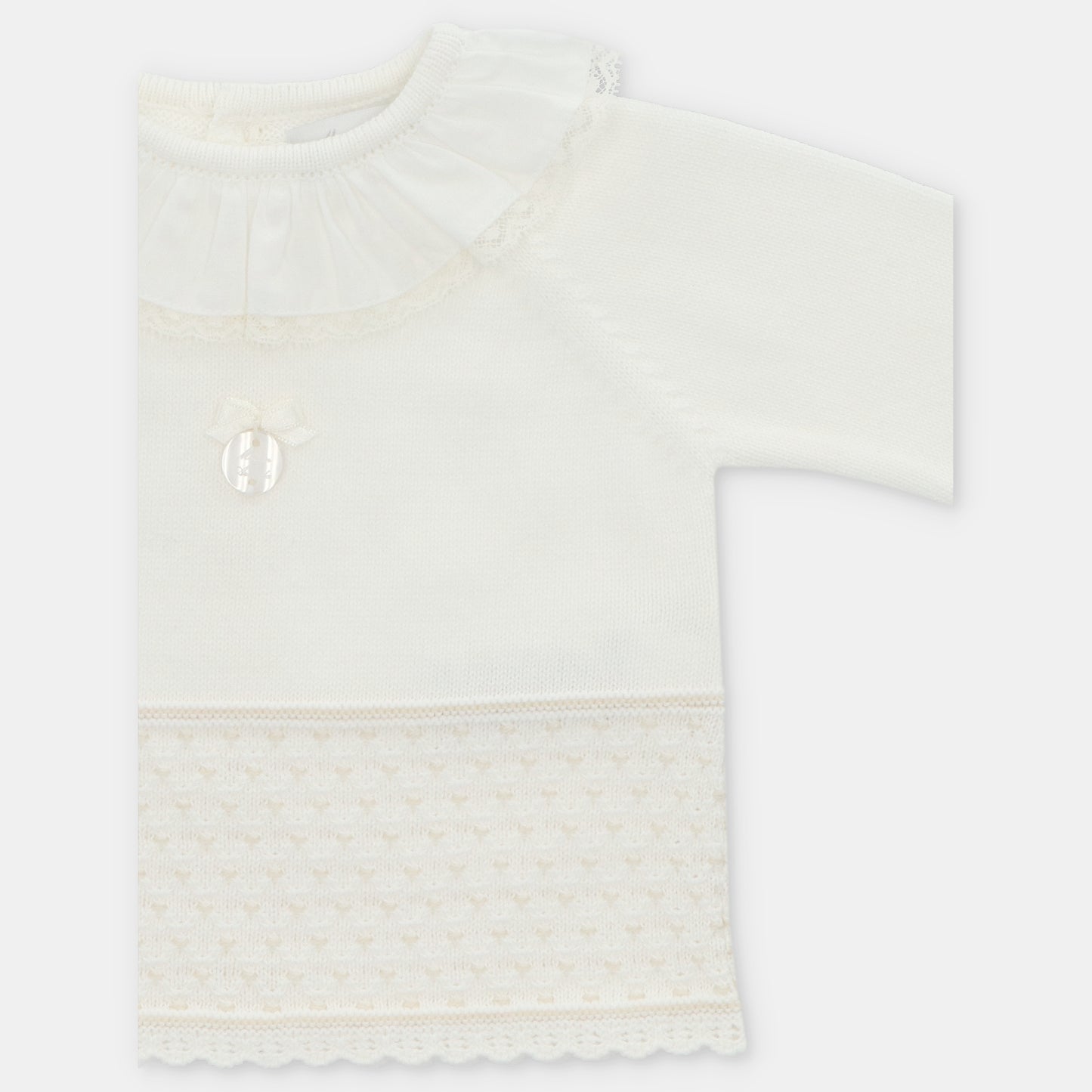 Conjunto Punto niña Albi Blanco Martín Aranda