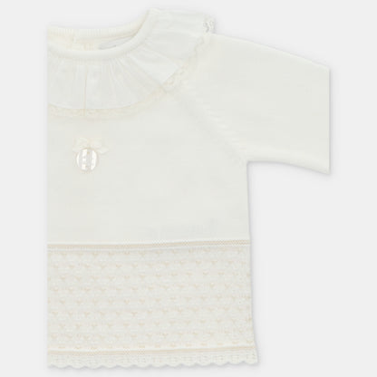 Conjunto Punto niña Albi Blanco Martín Aranda
