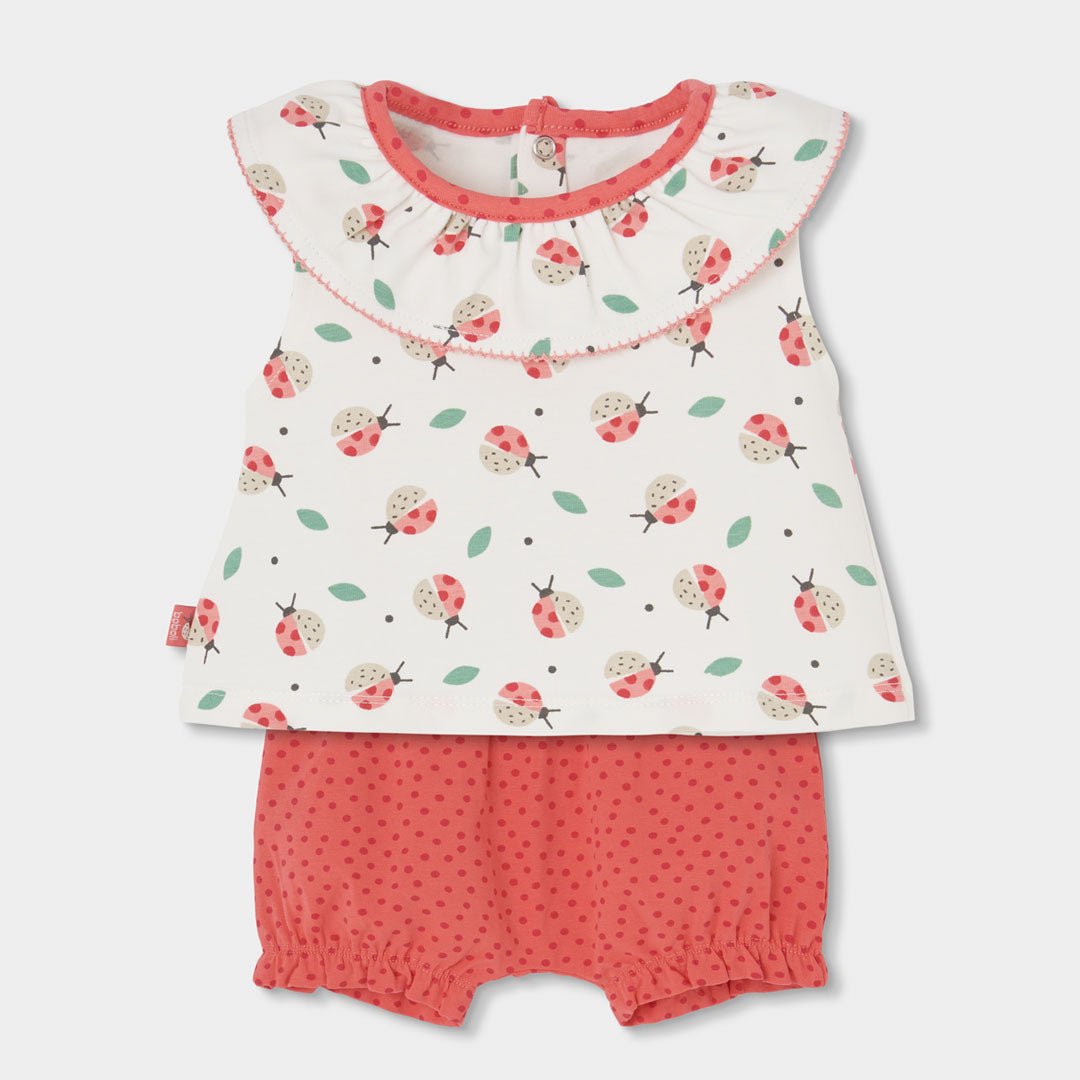 Conjunto punto de bebé niña 113072 Boboli