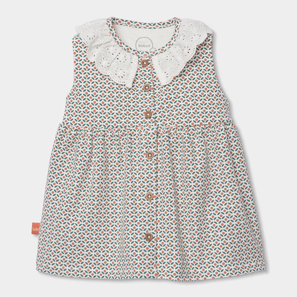 Vestido punto estampado 123017 Boboli