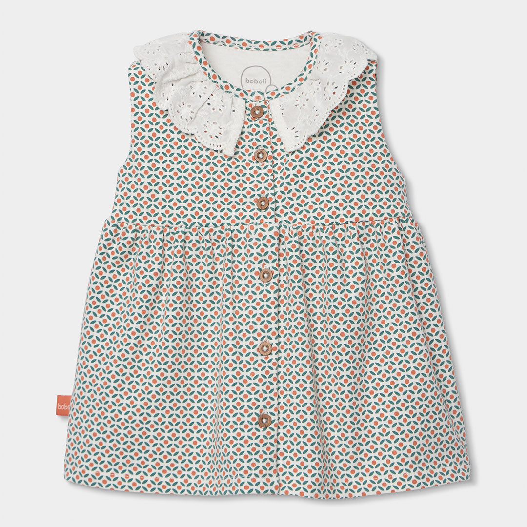 Vestido punto estampado 123017 Boboli