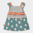 Vestido punto estampado 123040