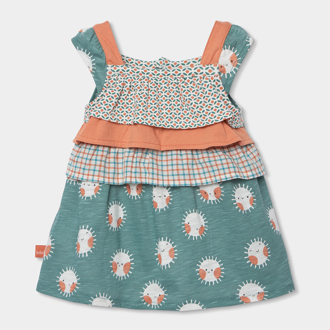 Vestido punto estampado 123040