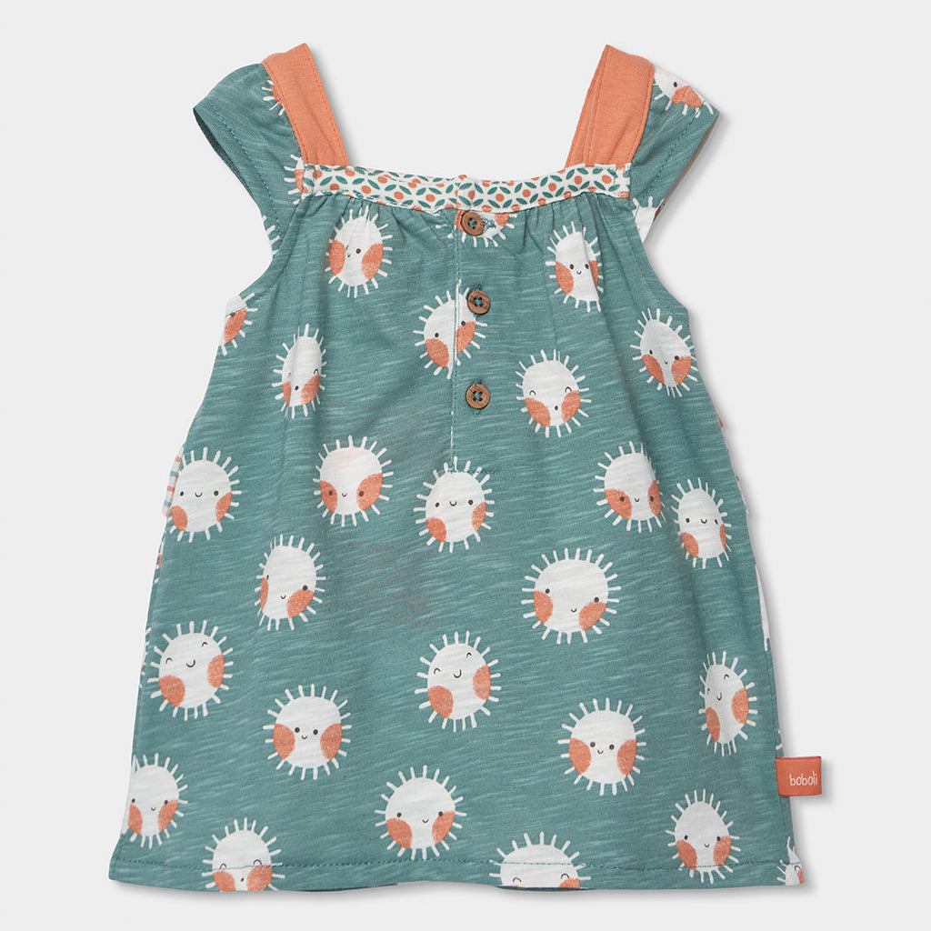 Vestido punto estampado 123040