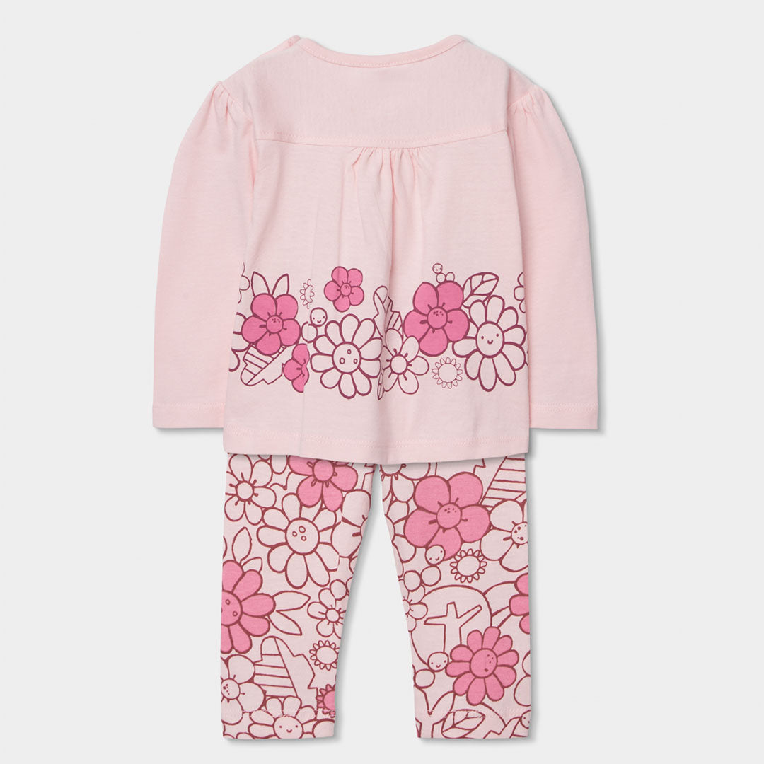 Conjunto punto de bebé niña 133018 Boboli
