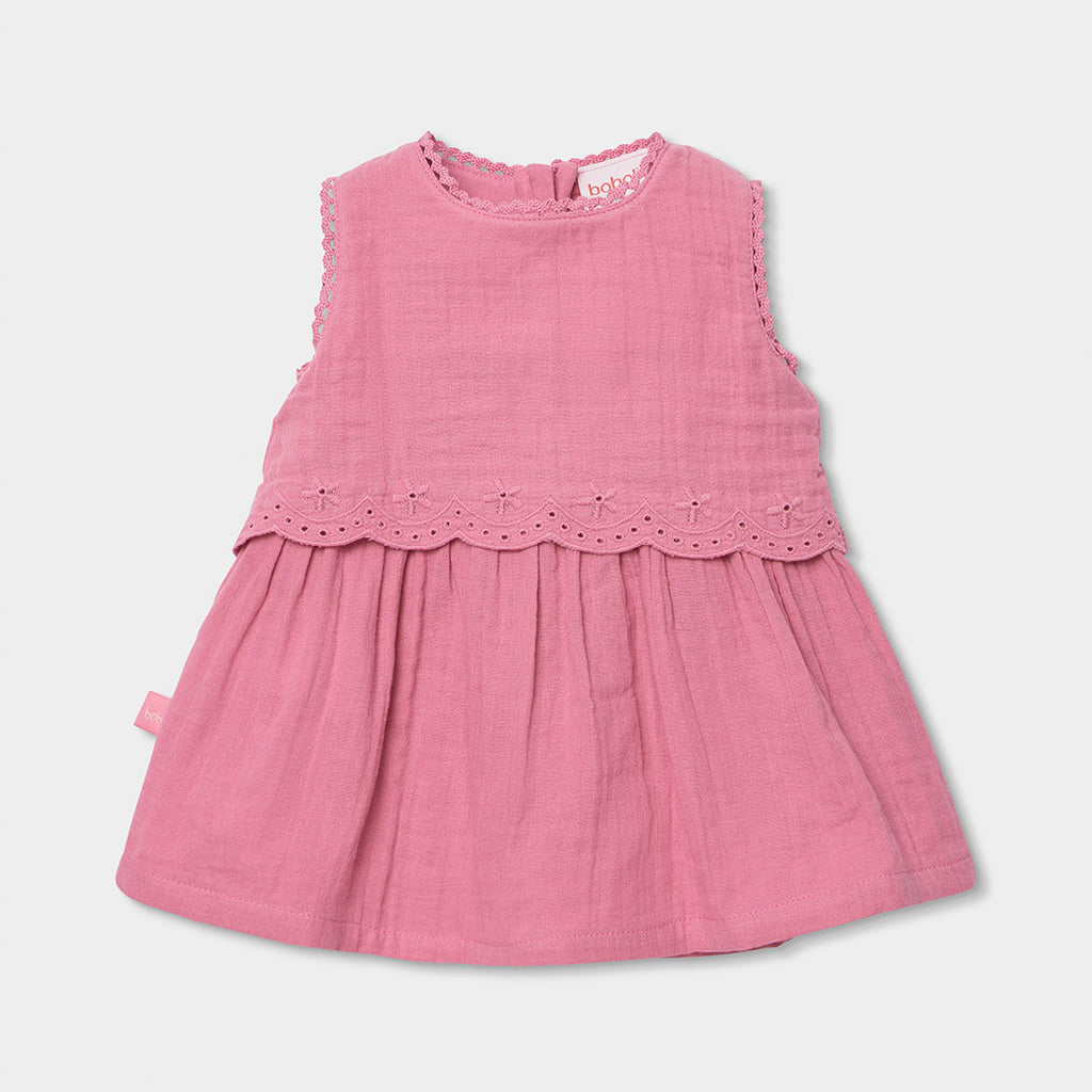 Vestido muselina de bebé niña 133030 Boboli