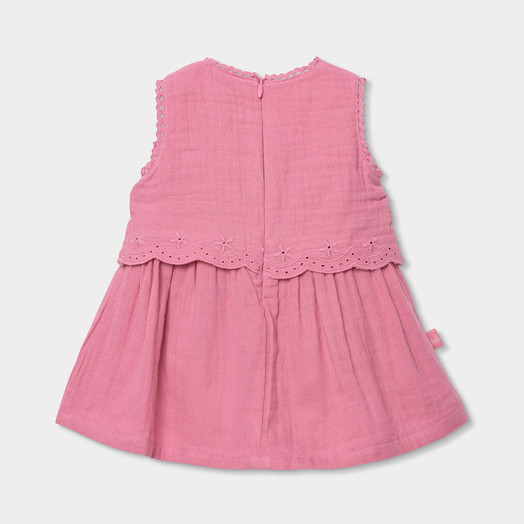 Vestido muselina de bebé niña 133030 Boboli