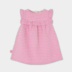 Vestido popelín cuadros 133041 Boboli