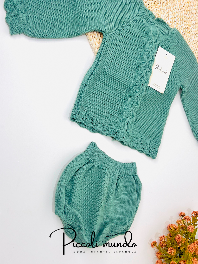 Conjunto Baby Tejido Niña