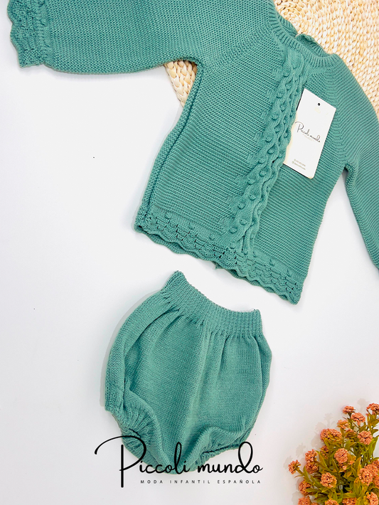 Conjunto Baby Tejido Niña