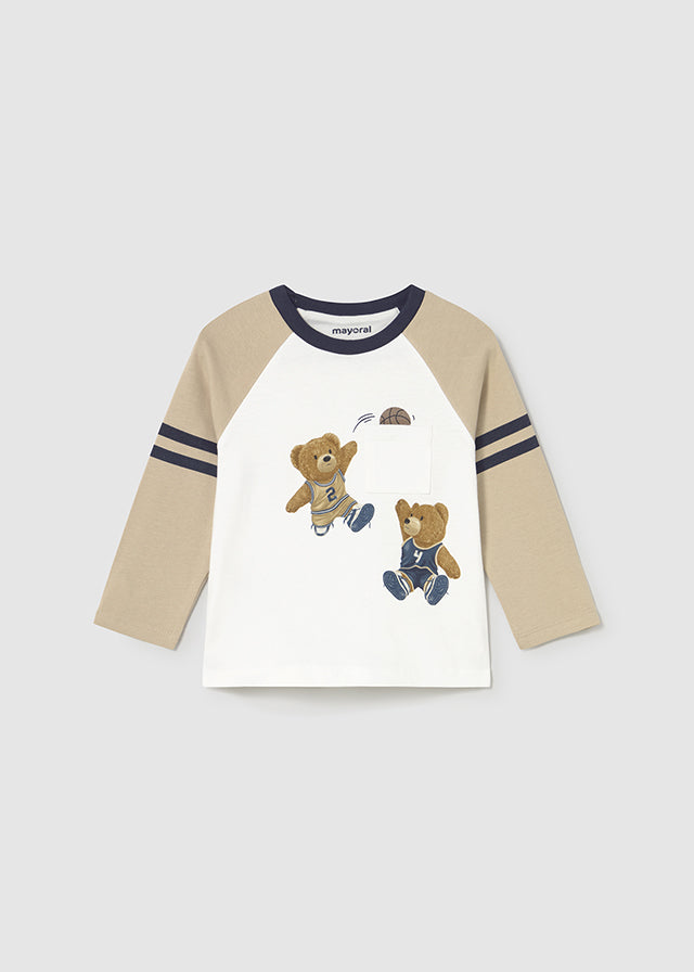 Camiseta m/l combinada 2059