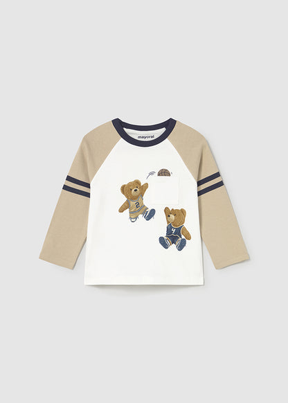 Camiseta m/l combinada 2059