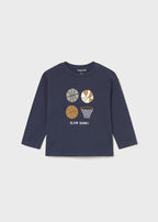 Camiseta m/l "basket"	 mayoral 2060