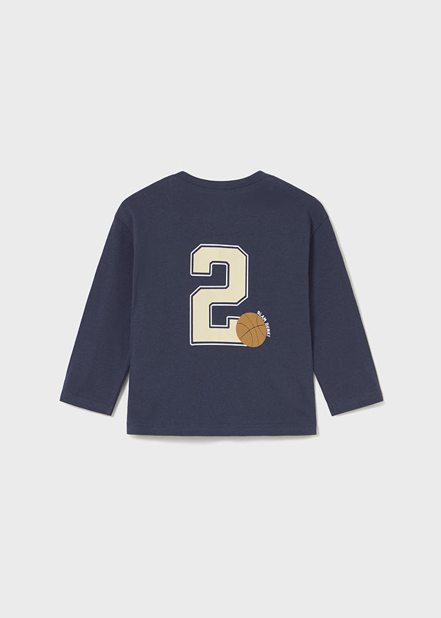 Camiseta m/l "basket"	 mayoral 2060