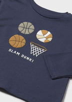 Camiseta m/l "basket"	 mayoral 2060