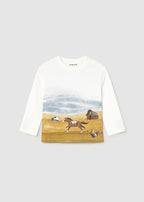 Camiseta m/l punto especial mayoral 2068