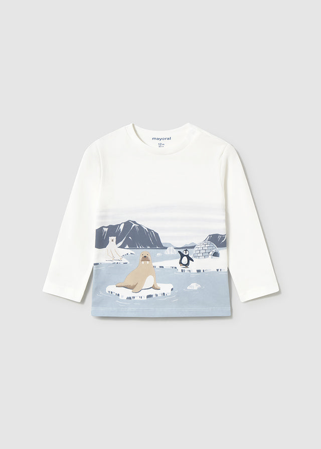 Camiseta m/l punto especial mayoral 2064