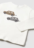 Camiseta m/l apliques tejidos  mayoral 2072