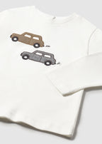 Camiseta m/l apliques tejidos  mayoral 2072