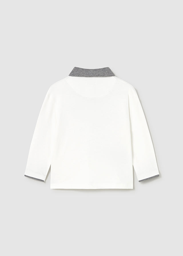 Polo m/l contrastes 2103